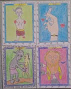 Serie de dessins